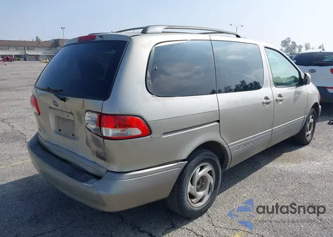2003 Toyota Sienna Le из США, поврежденный, VIN 4T3ZF13C33U543408